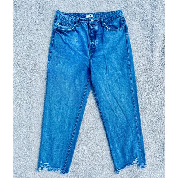 Revolve Lovers and Friends Ryan-High Straight Raw Hem-Size 32 - Picture 2 of 8